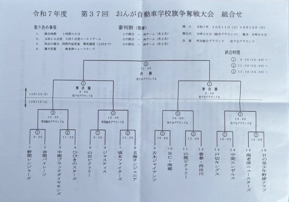 第37回おんが自動車学校旗争奪戦大会